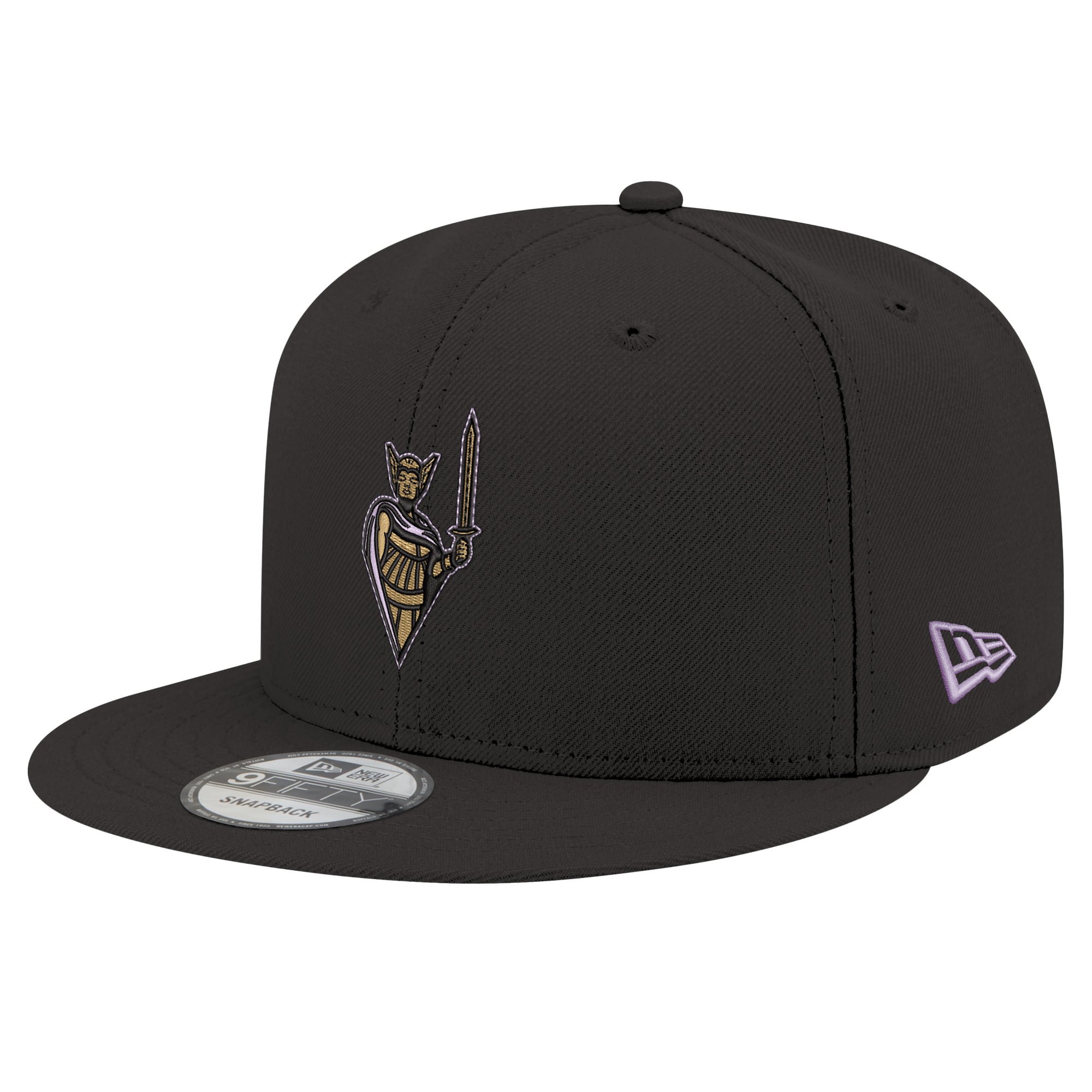 Unisex New Era Eclipse Black Golden State Valkyries Logo 9FIFTY Snapback Hat