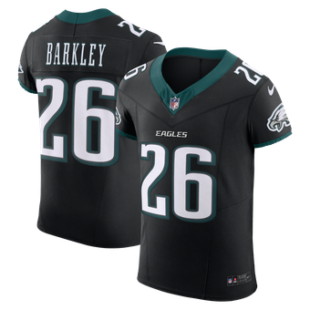 Men's Nike Saquon Barkley Black Philadelphia Eagles Alternate Vapor F.U.S.E. Elite Jersey
