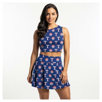 Women's Concepts Sport  Royal Texas Rangers Knit Tank Top & Skort Set