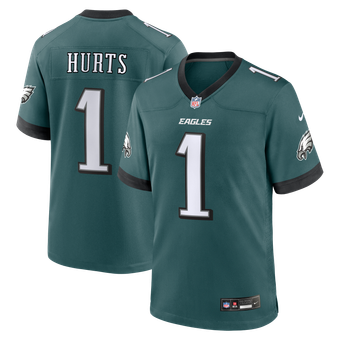 Men's Nike Jalen Hurts Midnight Green Philadelphia Eagles Home Game Jersey