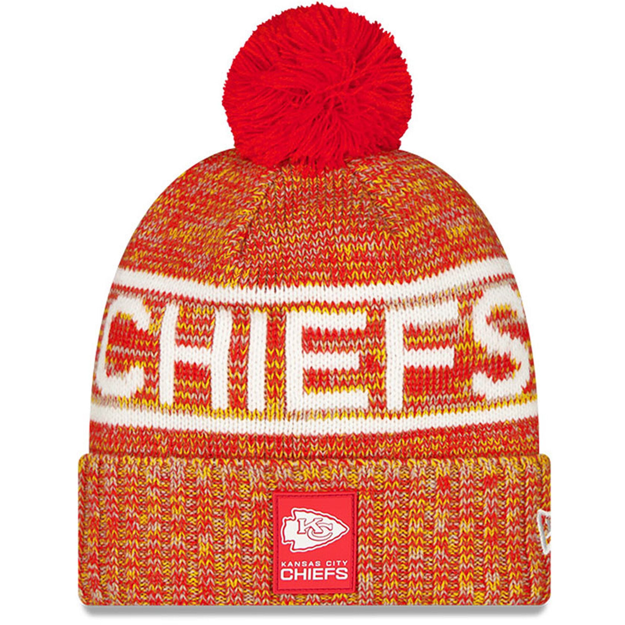 Kansas City Chiefs New Era 2025 Kaltes Wetter Knit - Jugendliche