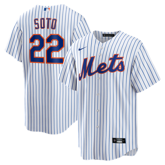 Men's Nike Juan Soto White New York Mets Home Replica Player Jersey