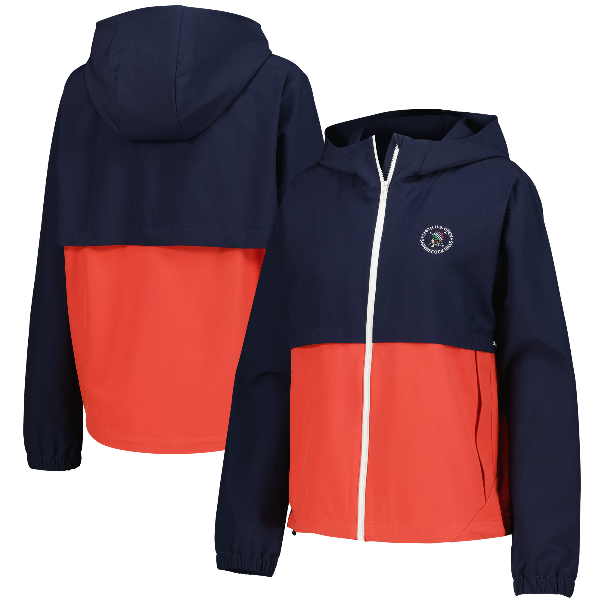 Women’s 2026 U.S. Open Puma Navy Ripguard WindCELL Full-Zip Jacket Women’s 2026 U.S. Open Puma Navy Ripguard WindCELL Full-Zip Jacket