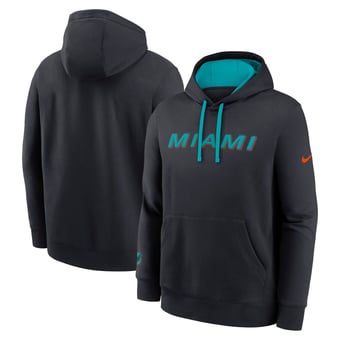 Men's Nike  Navy Miami Dolphins Rivalries Collection Club Hoodie