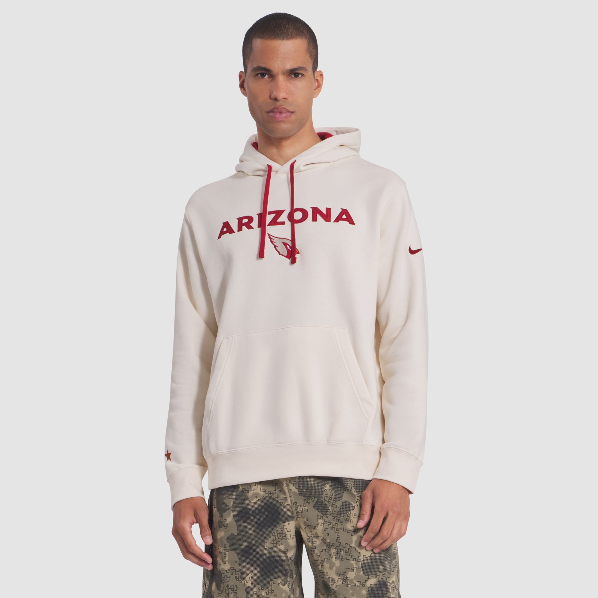 Sweat à capuche Nike Natural Arizona Cardinals Rivalries Collection Club pour homme