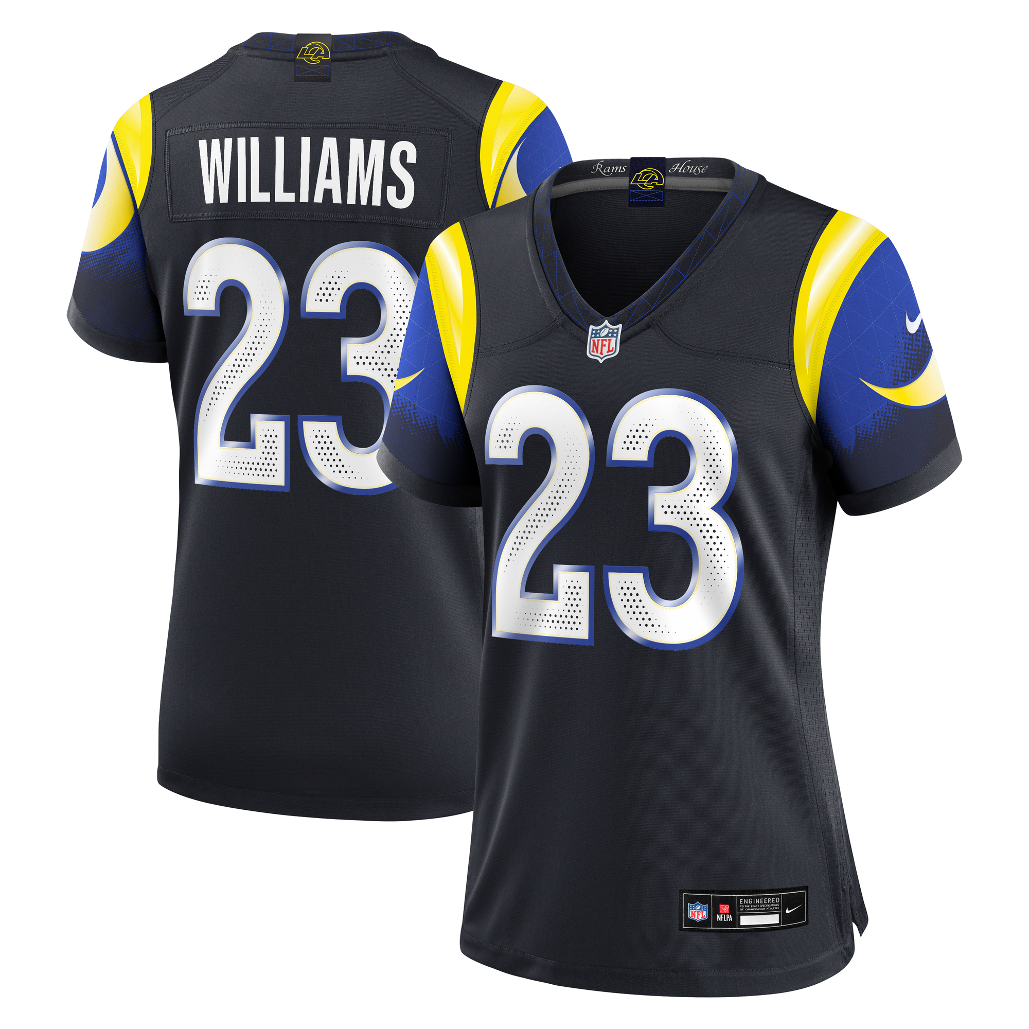 Nike Women's Kyren Williams Dark Blue Los Angeles Rams Rivalries Collection Game Jersey - Dark Blue