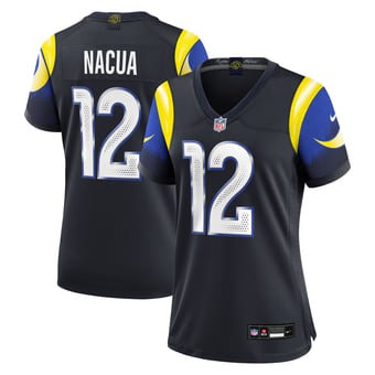 Women's Nike Puka Nacua Dark Blue Los Angeles Rams Rivalries Collection Game Jersey