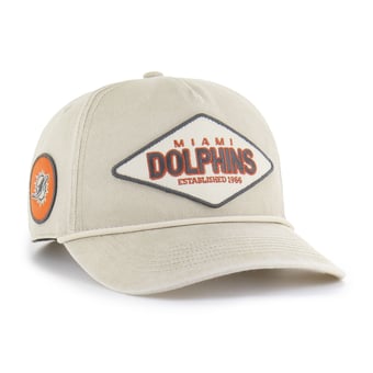 Men's '47 Khaki Miami Dolphins Cairn Hitch Adjustable Hat