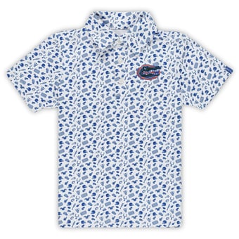 Toddler Garb Royal Florida Gators Tom Allover Print Performance Polo