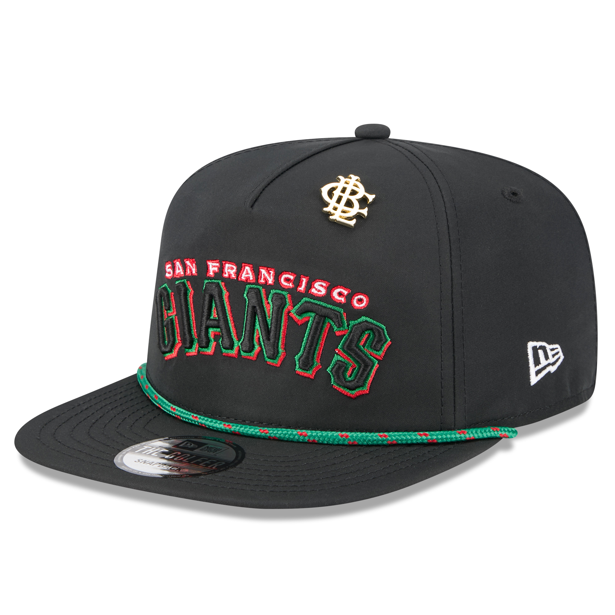 Men’s New Era Black San Francisco Giants 2025 Big League Chew Golfer Snapback Hat Men’s New Era Black San Francisco Giants 2025 Big League Chew Golfer Snapback Hat