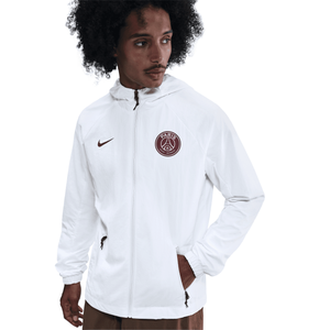 Veste PSG Nike AWF Woven - Blanc, vue 1