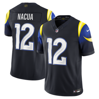 Men's Nike Puka Nacua Dark Blue Los Angeles Rams Rivalries Collection Stitched Limited Jersey