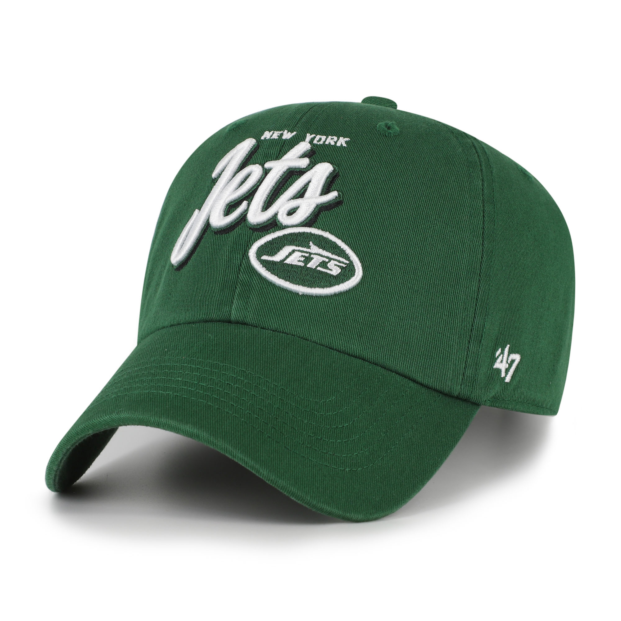 Women’s ’47 Green New York Jets Ariana Clean Up Adjustable Hat Women’s ’47 Green New York Jets Ariana Clean Up Adjustable Hat