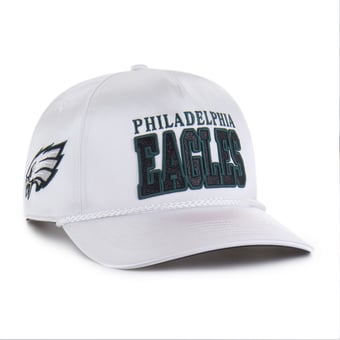 Women's '47  White Philadelphia Eagles Outspoken Hitch Adjustable Hat