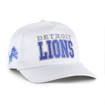 Women's '47  White Detroit Lions Outspoken Hitch Adjustable Hat