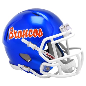 Riddell Boise State Broncos Royal Script Speed Mini Helmet