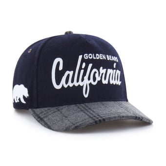 Unisex '47 Navy Cal Bears Windowpane Plaid Collection Hitch Adjustable Hat