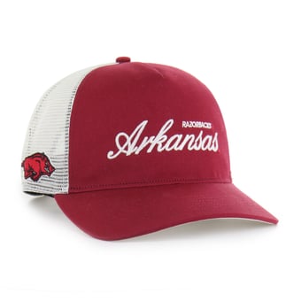 Unisex '47 Cardinal Arkansas Razorbacks Contemporary Basics Foundation Trucker Hitch Adjustable Hat