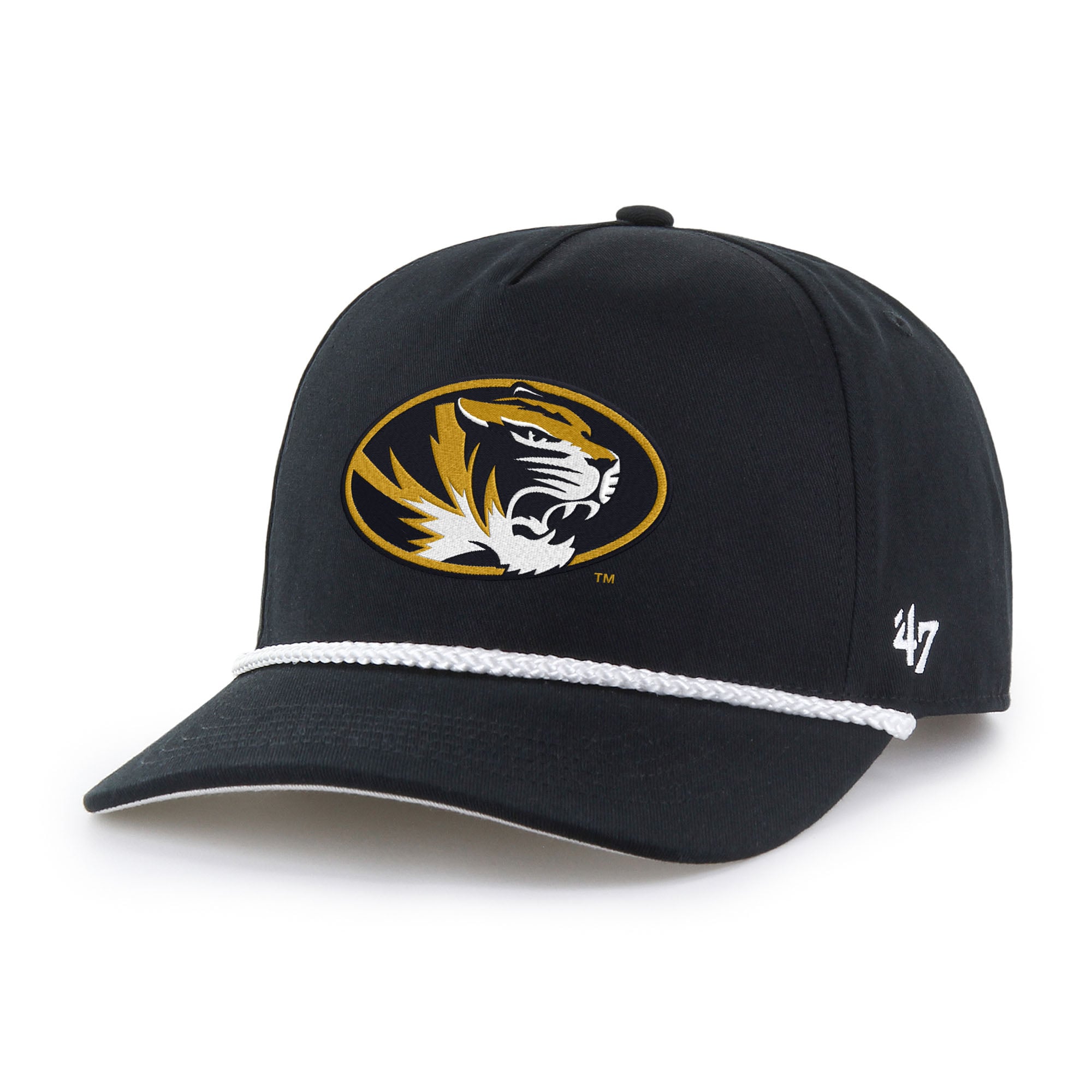 Men's '47  Black Missouri Tigers Rope Hitch Adjustable Hat