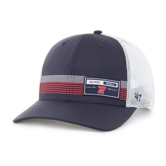 Men's '47  Navy Ole Miss Rebels Rangefinder brrr Trucker Adjustable Hat