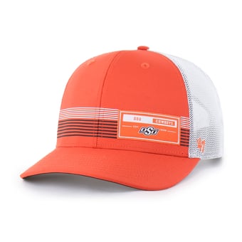 Men's '47  Orange Oklahoma State Cowboys Rangefinder brrr Trucker Adjustable Hat