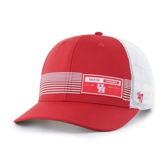 Men's '47  Red Houston Cougars Rangefinder brrr Trucker Adjustable Hat