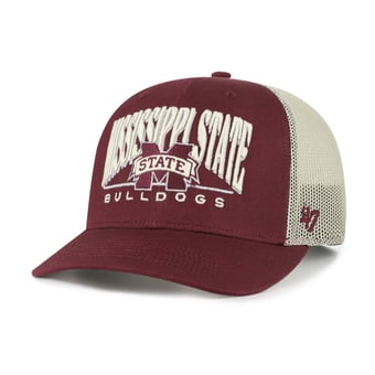 Men's '47 Maroon Mississippi State Bulldogs Arid Adjustable Trucker Hat