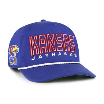 Youth '47 Royal Kansas Jayhawks Byline Hitch Adjustable Hat