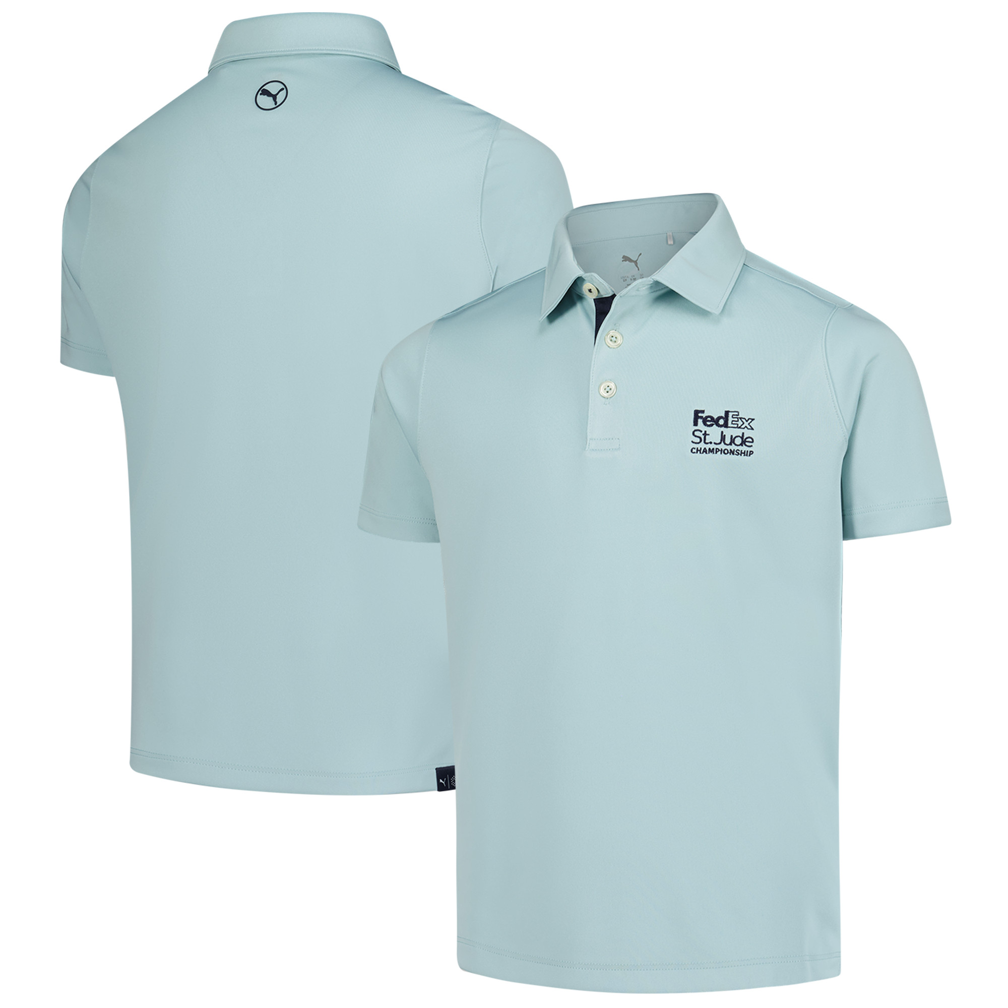 Boys’ Youth Puma Mint FedEx St. Jude Championship Pure 2.0 Polo Boys’ Youth Puma Mint FedEx St. Jude Championship Pure 2.0 Polo