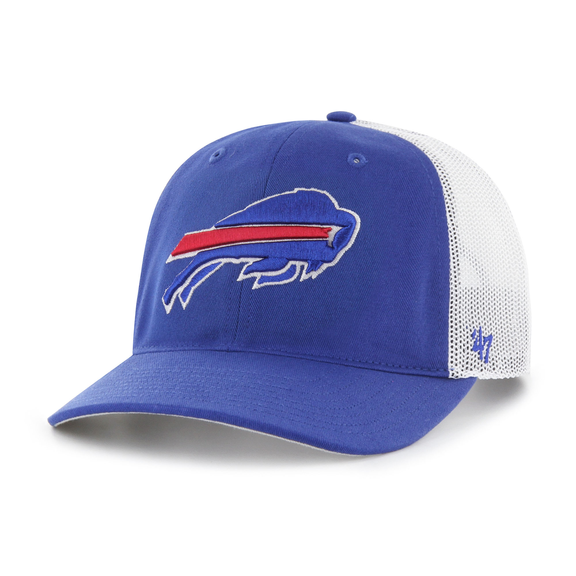 Youth '47  Royal/White Buffalo Bills Trucker Adjustable Hat