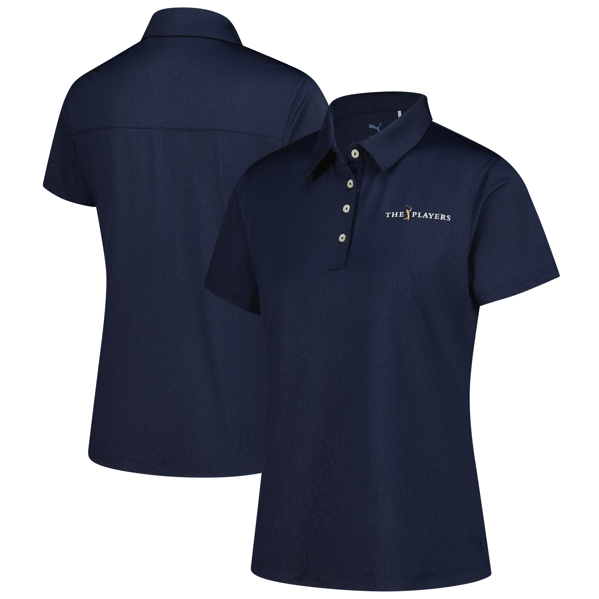 Women’s Puma Navy THE PLAYERS Animal Deboss MATTR Polo Women’s Puma Navy THE PLAYERS Animal Deboss MATTR Polo