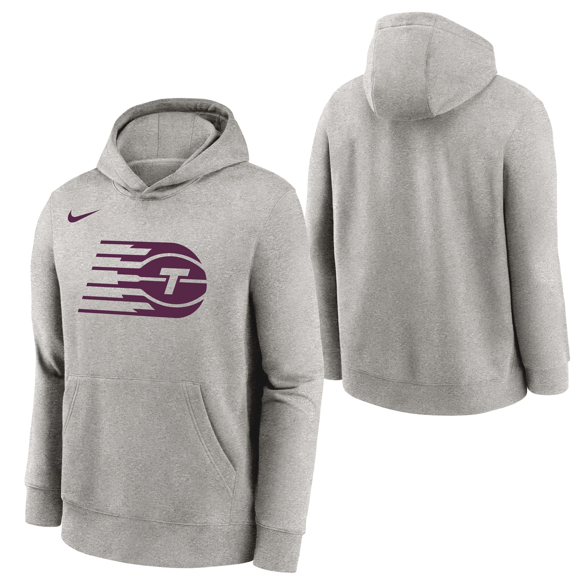 Youth Nike Heather Gray Toronto Tempo Pullover Hoodie