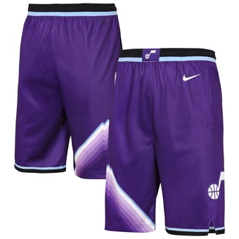 Youth Nike  Purple Utah Jazz Swingman Shorts - Icon Edition