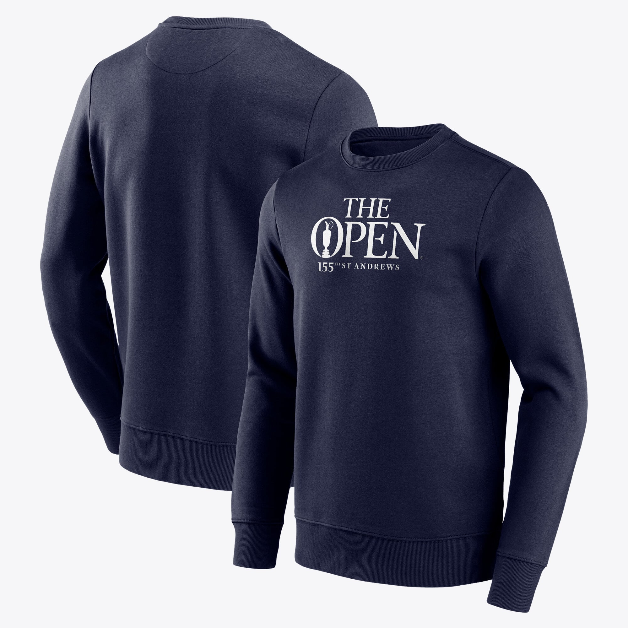 Felpa con scritta The 155th Open St Andrews Felpa Crew - Blu navy - Donna
