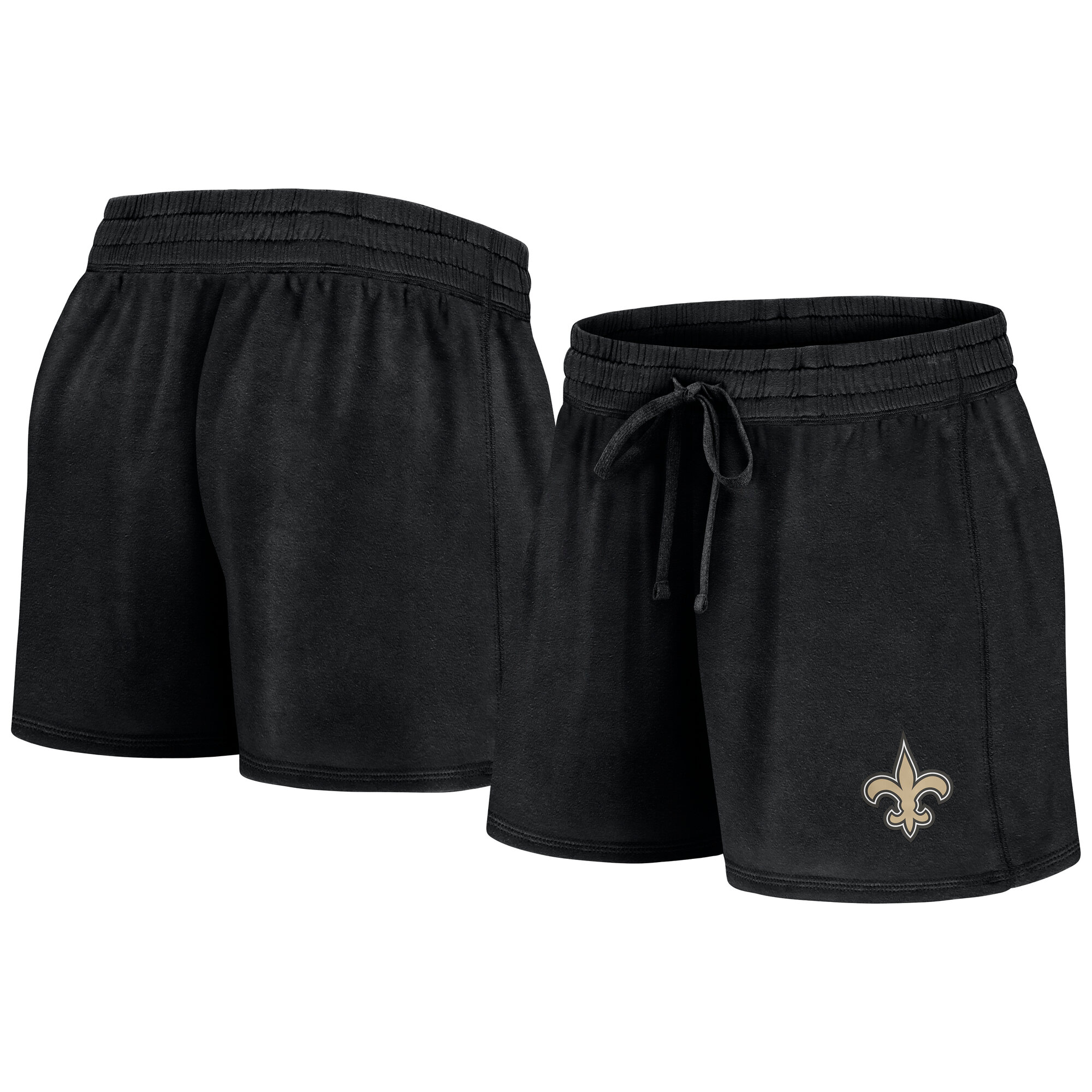 Women's Fanatics Black New Orleans Saints Start to Finish Shorts