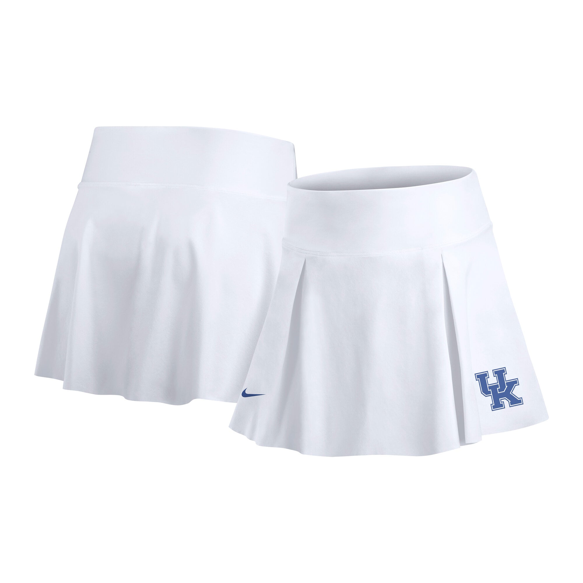Women's Nike White Kentucky Wildcats Club Dri-FIT Tennis Skirt with Shorts