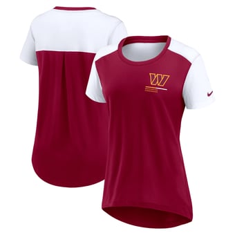 Women's Nike Burgundy Washington Commanders Performance Fashion T-Shirt