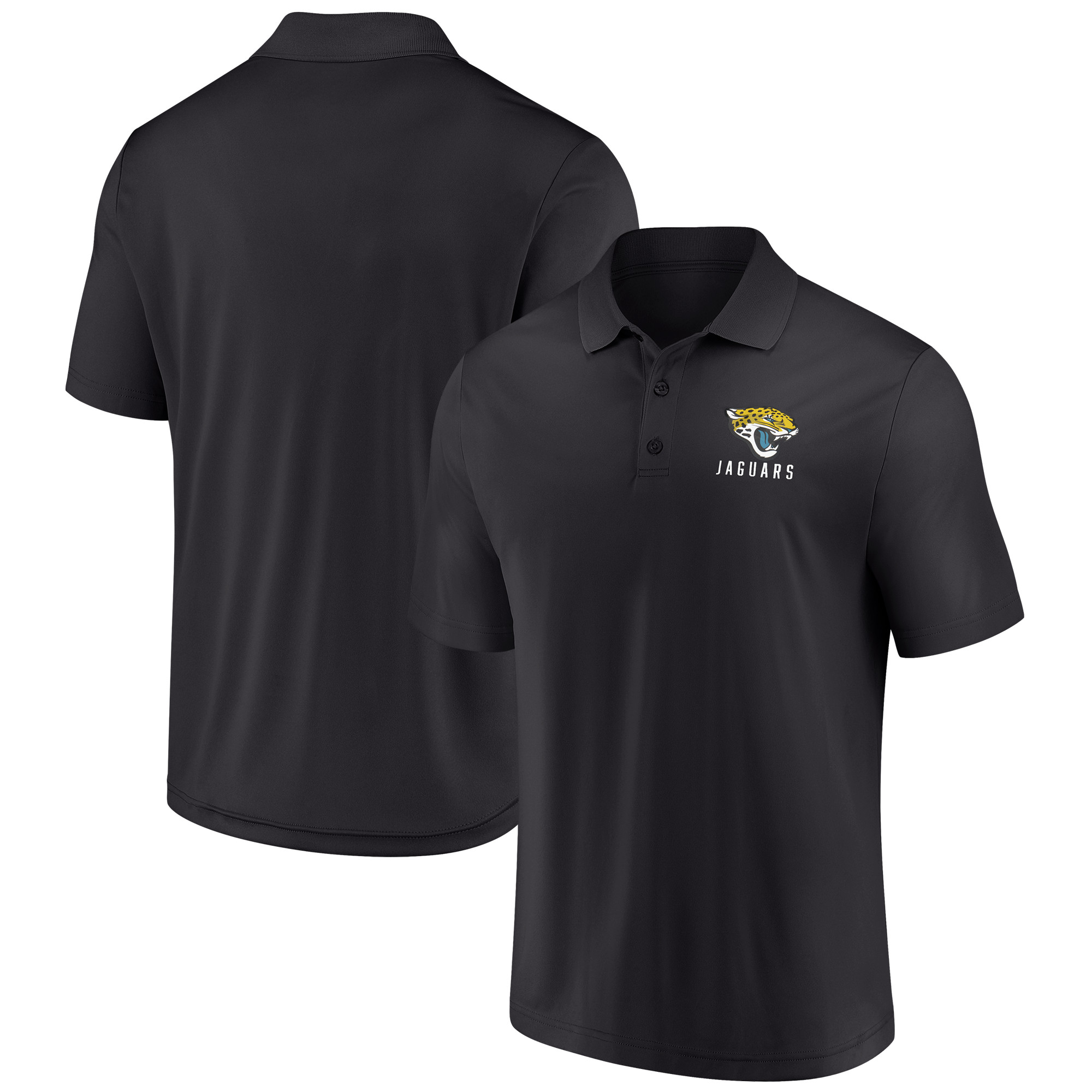 Men's Fanatics Black Jacksonville Jaguars Lockup Polo