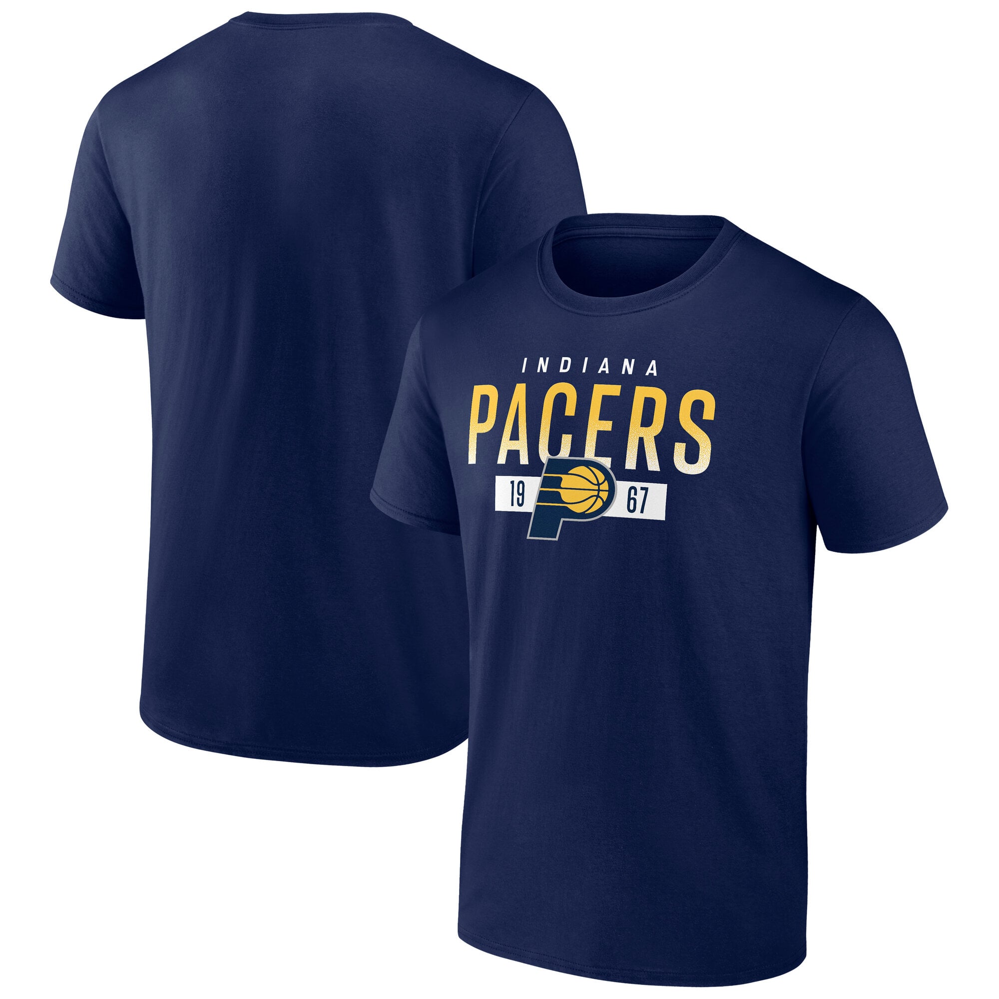 Men's Fanatics  Navy Indiana Pacers Team T-Shirt