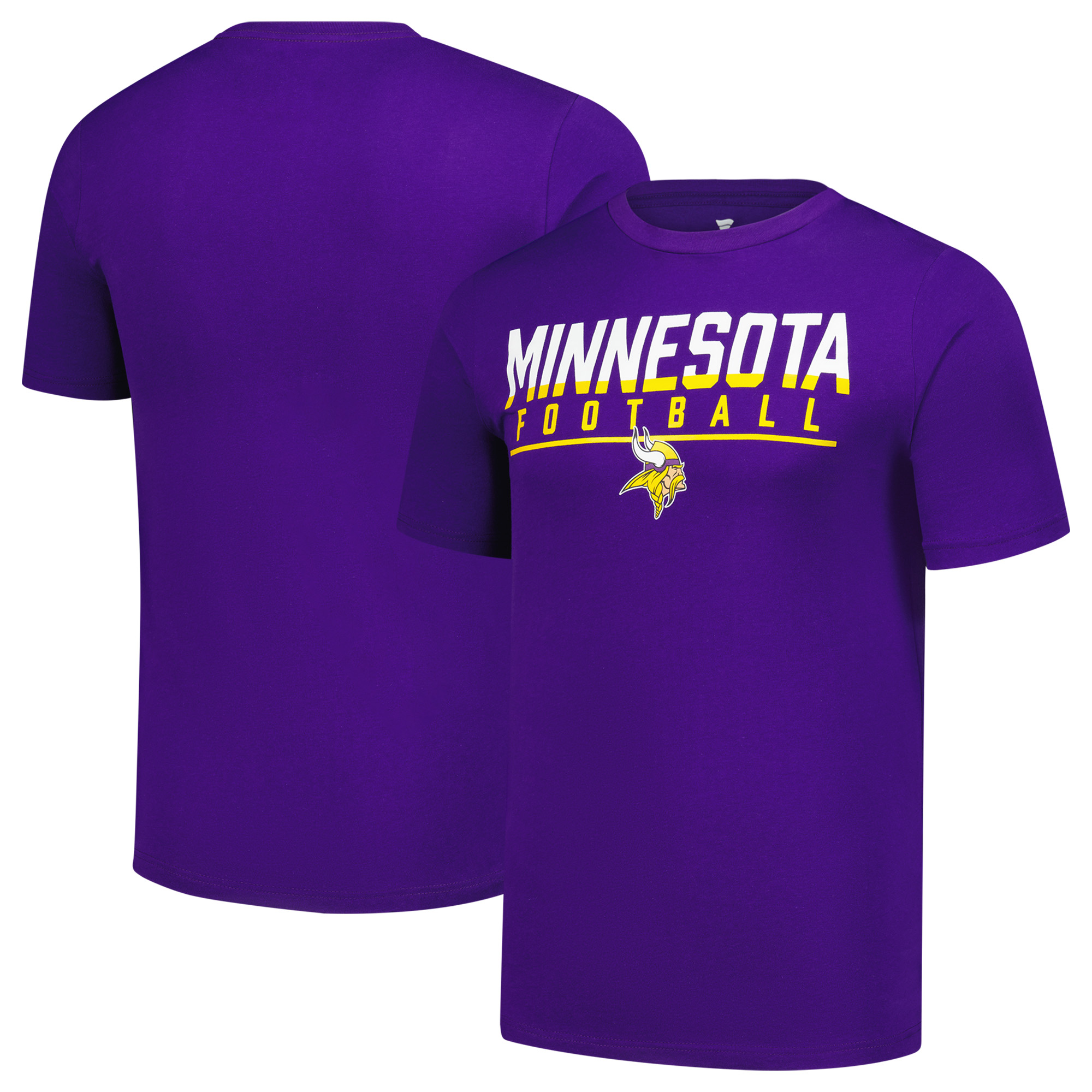 Men's Fanatics Purple Minnesota Vikings Blocked T-Shirt