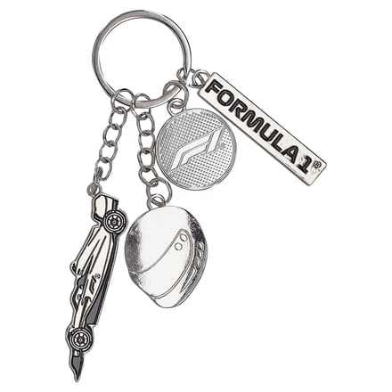 Formula 1 3 Charm Keyring