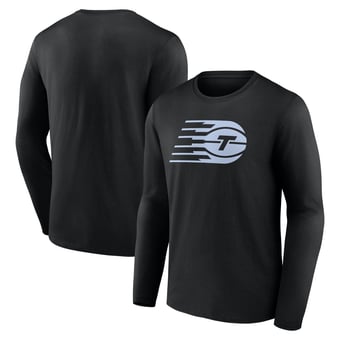 Men's Black Toronto Tempo Primary Logo Long Sleeve T-Shirt