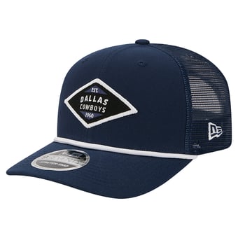 Men's New Era  Navy Dallas Cowboys 9SEVENTY Team Rope Stretch-Snap Hat