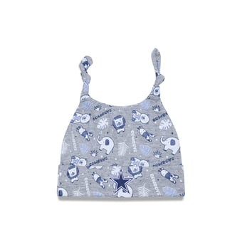 Infant New Era Gray Dallas Cowboys Animal Baby Beanie Cuffed Knit Hat