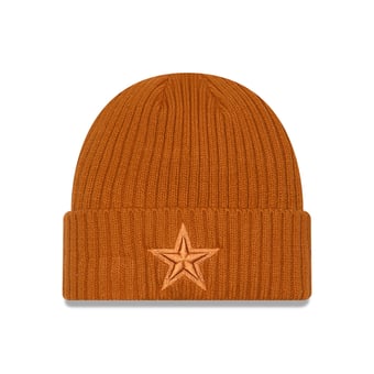 Men's New Era Brown Dallas Cowboys Color Pack Cuffed Knit Hat