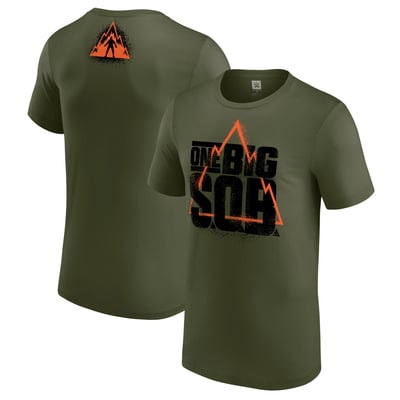 Men's Hunter Green Braun Strowman One Big SOB T-Shirt