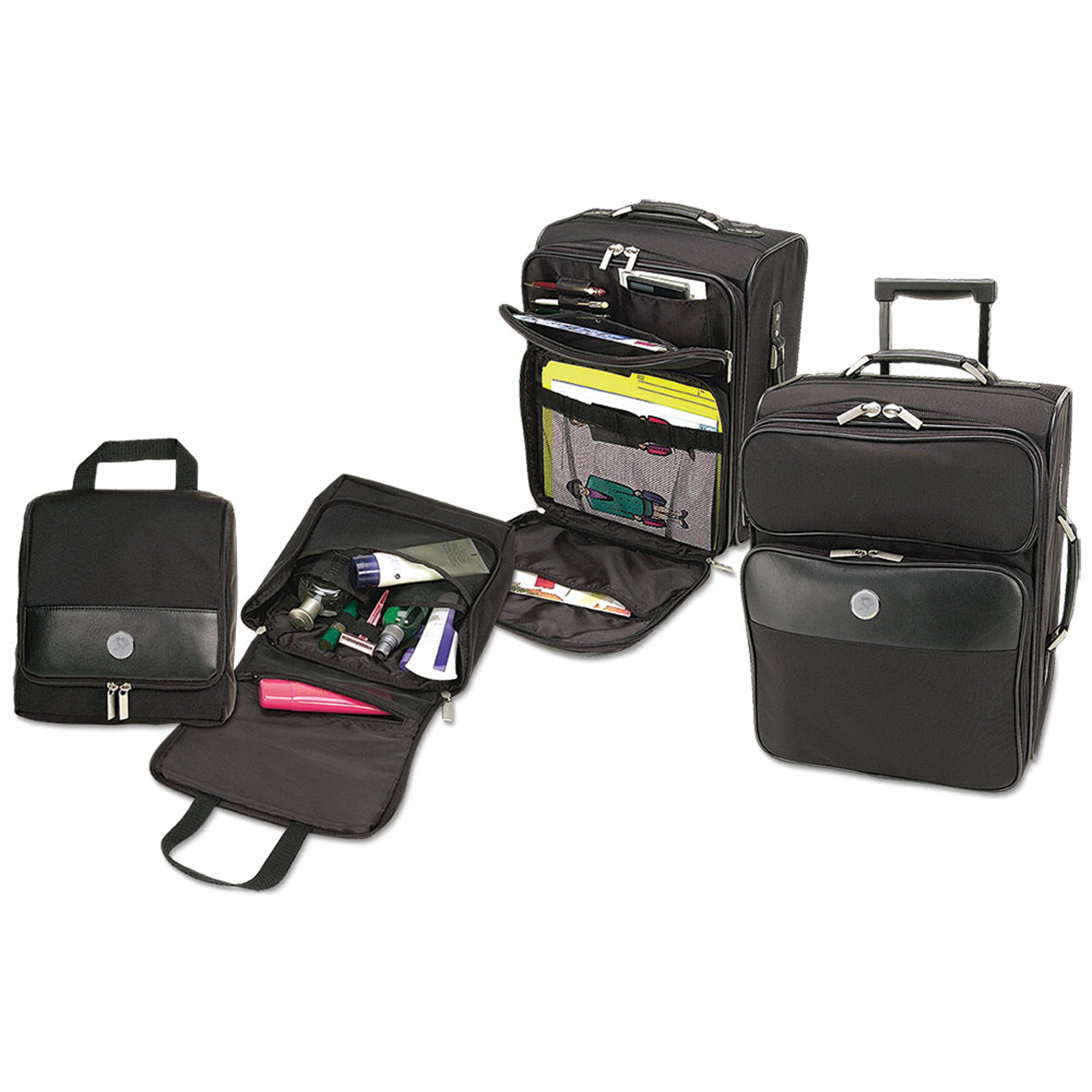 Black Pittsburgh Penguins Luggage Set