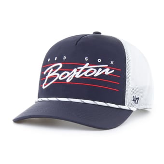 Men's '47 Navy Boston Red Sox Brrr Downburst Mesh Hitch Adjustable Hat