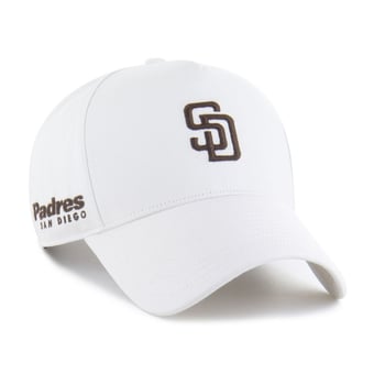 Men's '47 White San Diego Padres Foundational Pinch Offside Adjustable Hat
