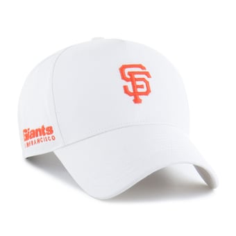 Men's '47 White San Francisco Giants Foundational Pinch Offside Adjustable Hat